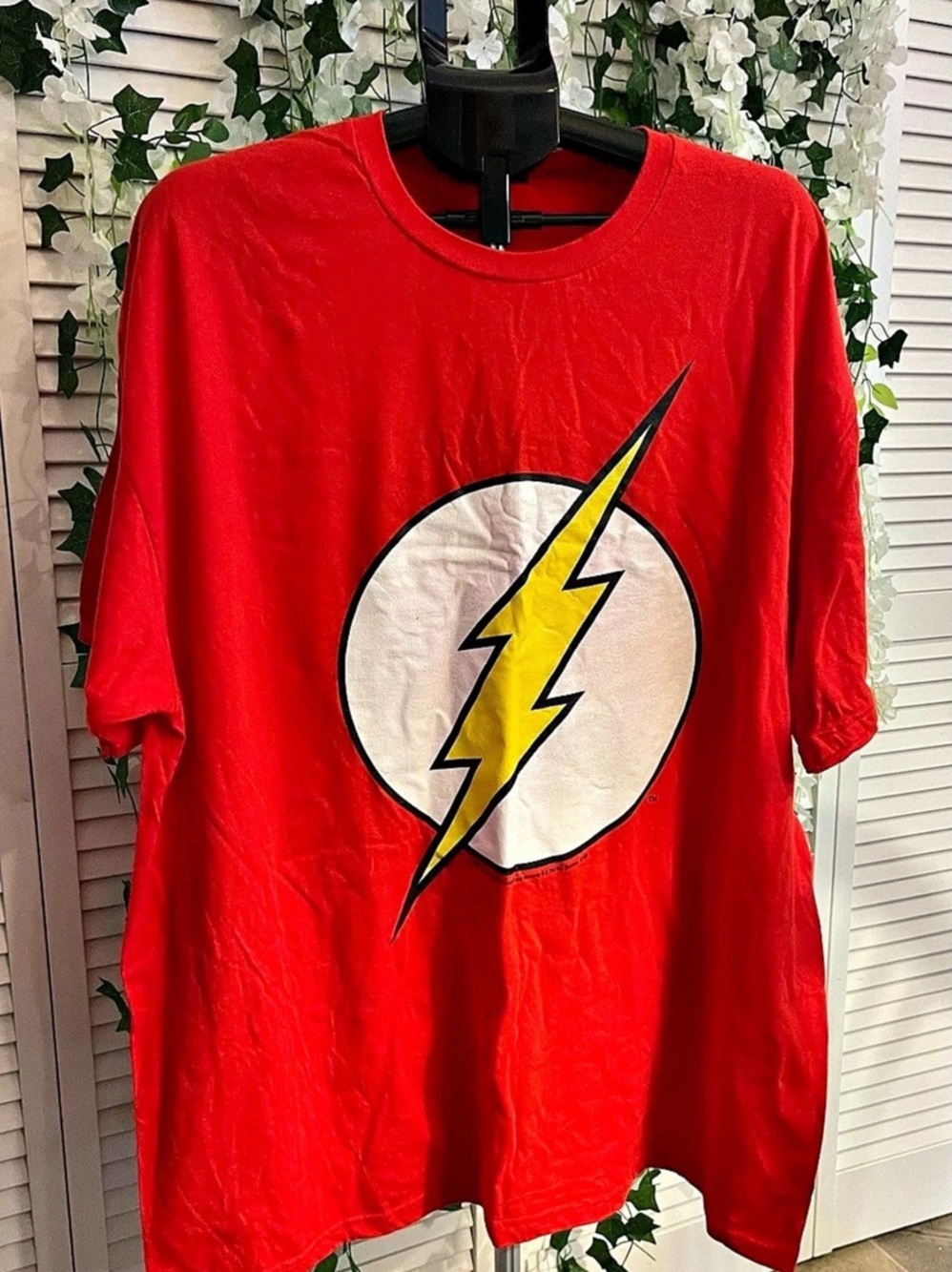 NWOT Gildan DC Comics The Flash Logo Softstyle T-Shirt Red XL